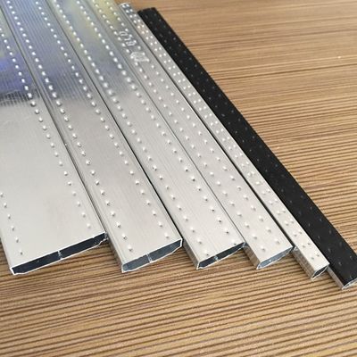 Barras espaciadoras de aluminio de soldadura de alta frecuencia tipo T para ventanas y puertas de vidrio aislado
