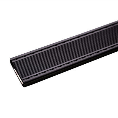 Espaciador de borde cálido flexible plateado/negro para aislamiento de vidrio estilo moderno