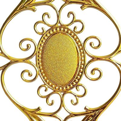 Barras georgianas decorativas de vidrio aislante con forma de gran flor mejoran la puerta de la ventana