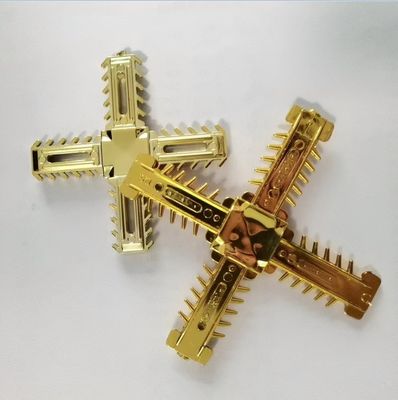 Conector de barra georgiano decorativo para tira de aluminio de vidrio hueco