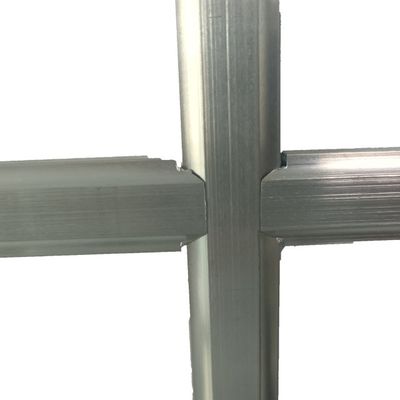 Barra redonda de vidrio de doble acristalamiento Instalación fácil y prueba UV para flor de barra georgiana