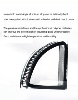 Barras espaciadoras de borde caliente de 15 mm con recubrimiento E bajo vidrio aislado reflectante transparente para ventanas y puertas