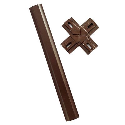 Material de aleación electroplacado Georgian Bar Flower Mirror para ventanas y puertas deslizantes UPVC