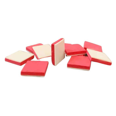 Pads de separador de plástico de vidrio adhesivo en estilo de diseño moderno para amarillo / rojo / negro