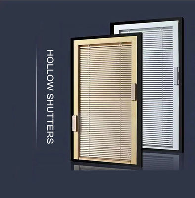 Ventana de persianas minerales de diseño moderno con fácil instalación y control magnético