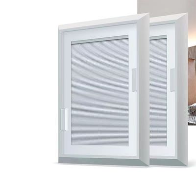 Diseño de ODM estilo de aluminio Minetal persianas entre vidrio Ventanas de vidrio para ventanas y puertas