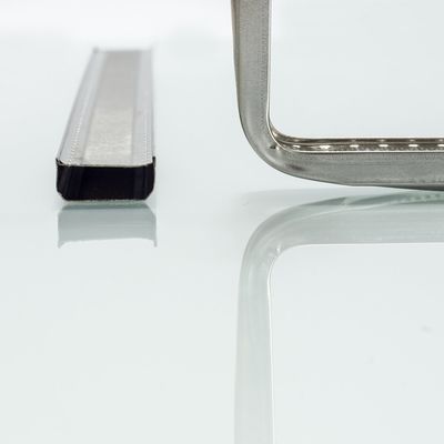 Fácil instalación profesional hecha hueca de aluminio grabado espaciador para diseño moderno