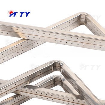 Accesorios aislantes de vidrio Barras espaciadoras de aluminio 6-40A para hardware de ventanas y puertas
